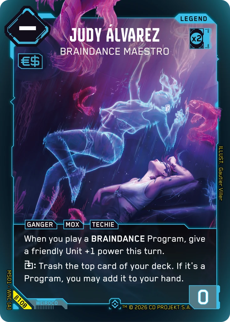 Judy Álvarez — Braindance Maestro — Welcome to Night City — Beta (β108)