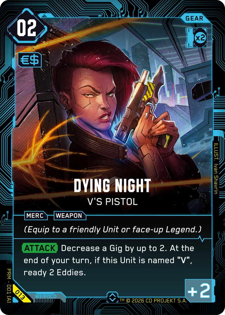 Dying Night — V's Pistol — Merc Demo Deck (013)
