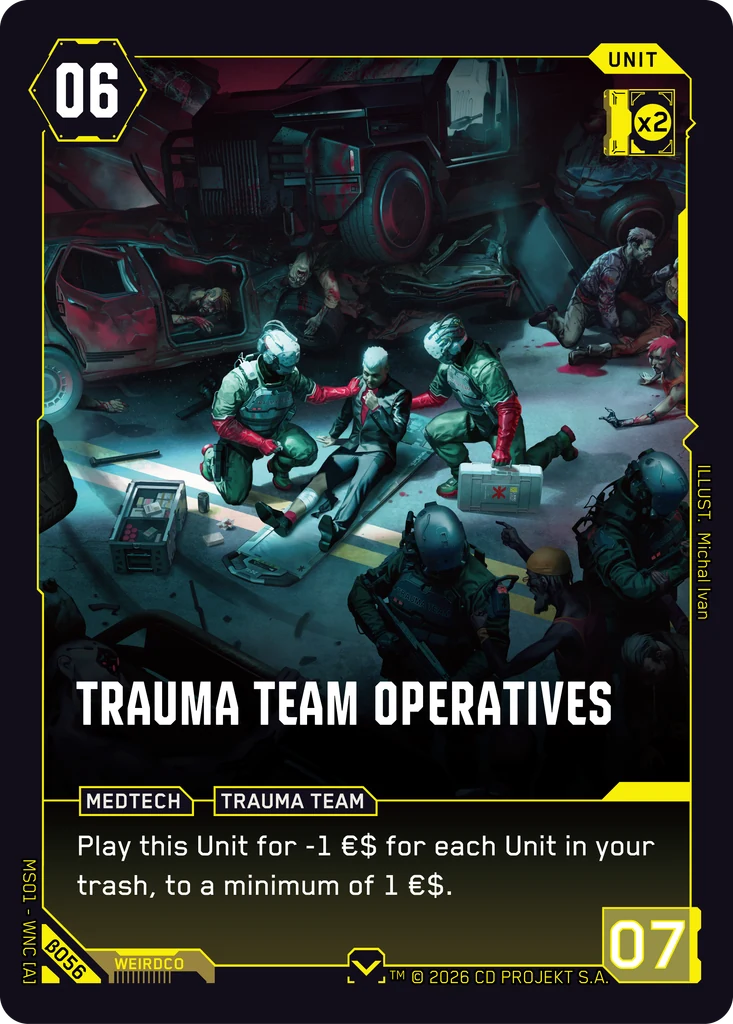 Trauma Team Operatives — Welcome to Night City — Beta (β056)