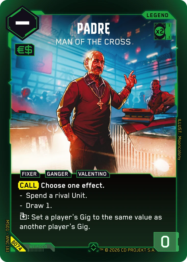 Padre — Man of the Cross — Welcome to Night City — Beta (β074)