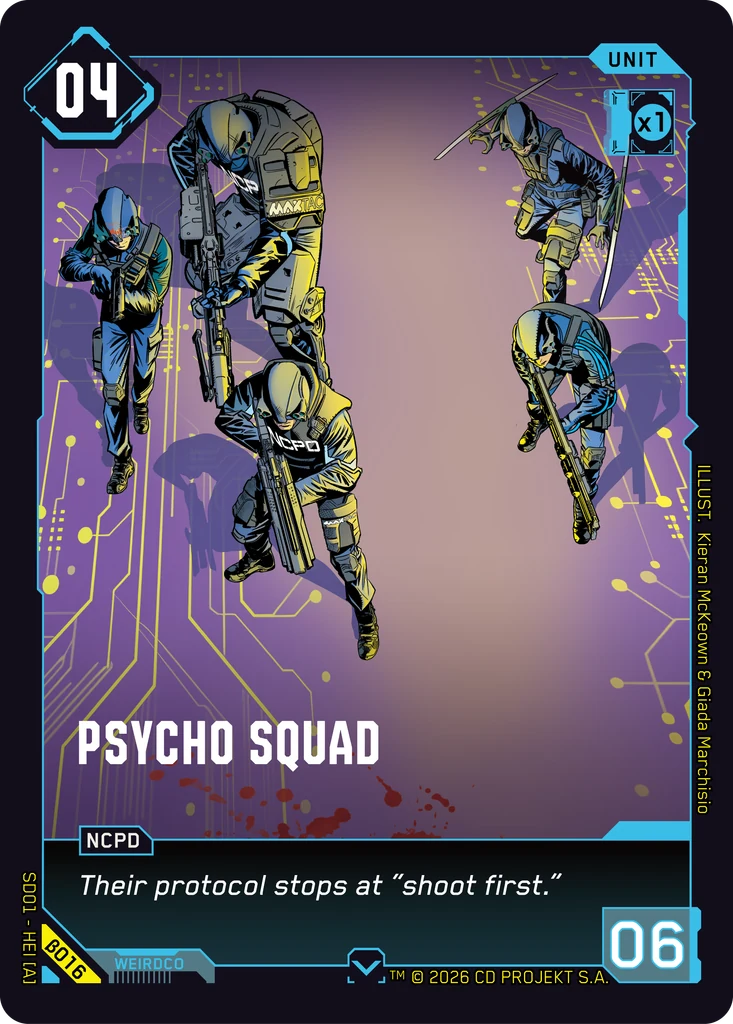 Psycho Squad — The Heist — Beta Starter Deck (β016)
