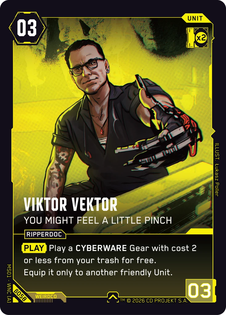 Viktor Vektor — You Might Feel a Little Pinch — Welcome to Night City — Beta (β058)