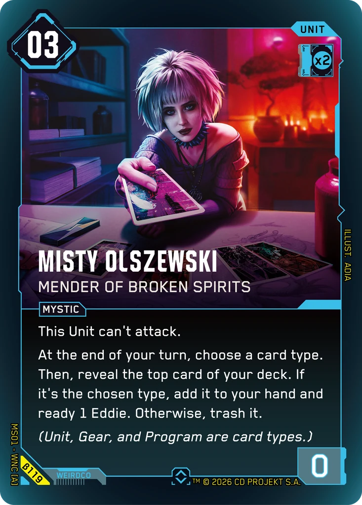 Misty Olszewski — Mender of Broken Spirits — Welcome to Night City — Beta (β119)