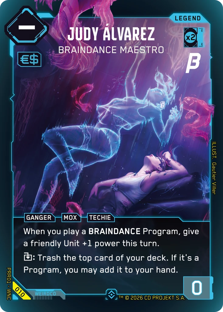 Judy Álvarez — Braindance Maestro — Pre-Release Beta (010)