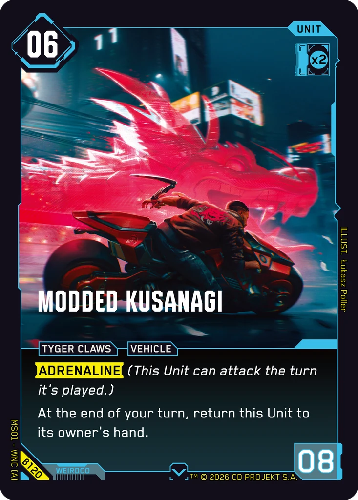 Modded Kusanagi — Welcome to Night City — Beta (β120)