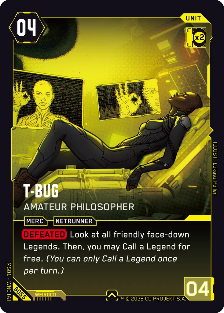 T-Bug — Amateur Philosopher — Welcome to Night City — Beta (β055)