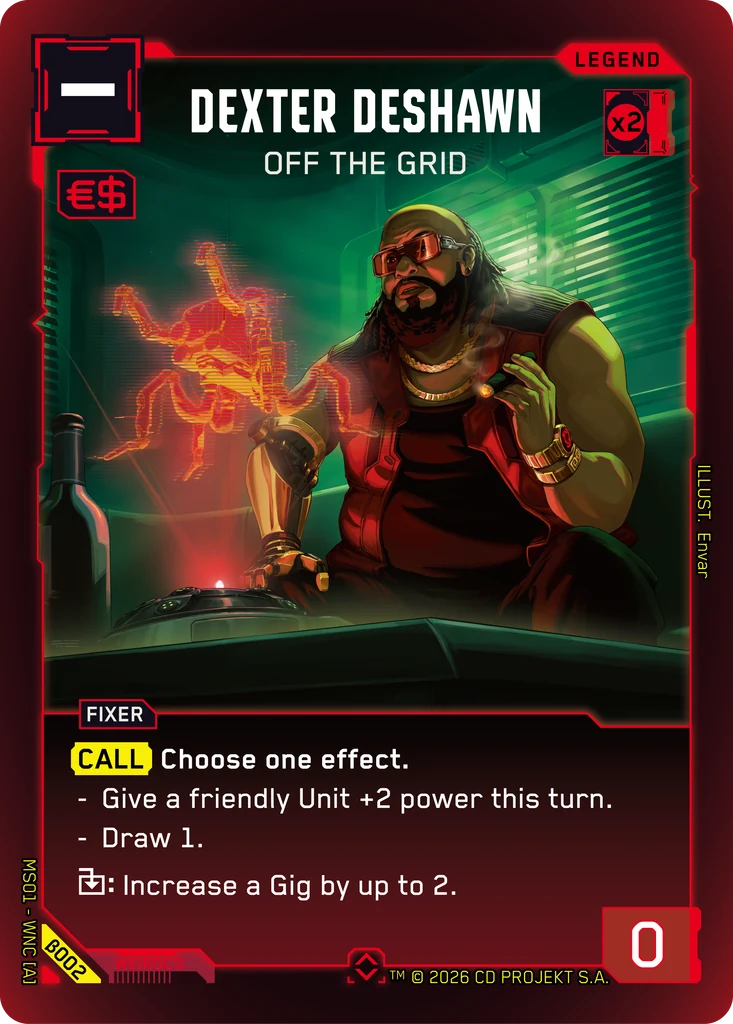 Dexter DeShawn — Off the Grid — Welcome to Night City — Beta (β002)
