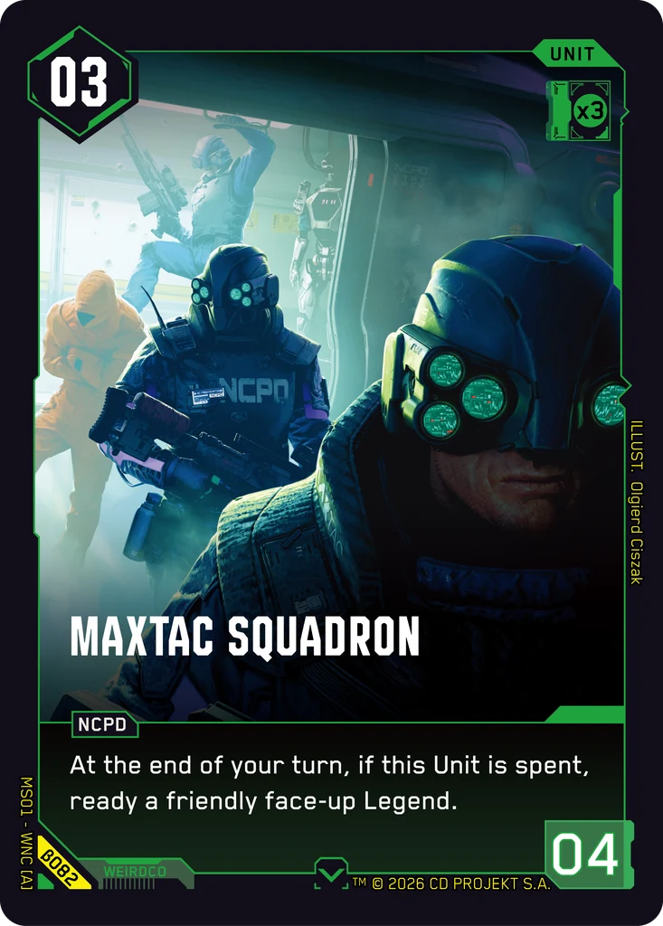 MaxTac Squadron — Welcome to Night City — Beta (β082)