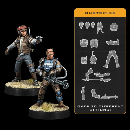 Customizable Rebel Officer and Agent