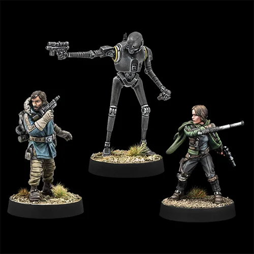 Cassian Andor, Jyn Erso & K-2SO