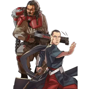 Baze Malbus et Chirrut Îmwe
